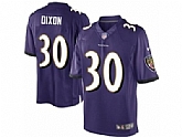Nike Men & Women & Youth Ravens 30 Kenneth Dixon Purple NFL Vapor Untouchable Limited Jersey